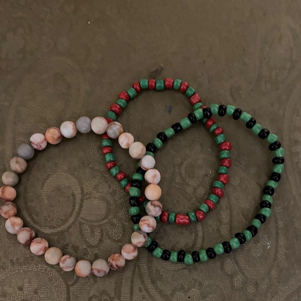 Beaded Bracelet Set -‎ Multicolor